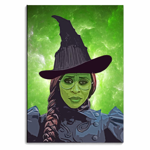 Green Witch - personalised A4, A5, A6 notebook by DOLLY WOLFE