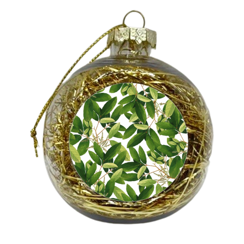 Greenery - xmas bauble by Uma Prabhakar Gokhale