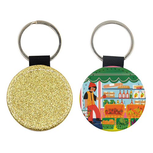 Greengrocers - keyring by AbiGoLucky