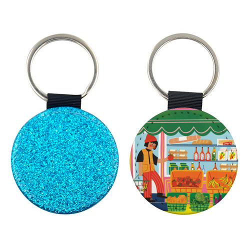 Greengrocers - keyring by AbiGoLucky