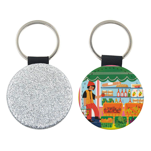 Greengrocers - keyring by AbiGoLucky
