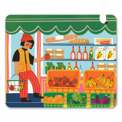 Greengrocers - mouse mat by AbiGoLucky