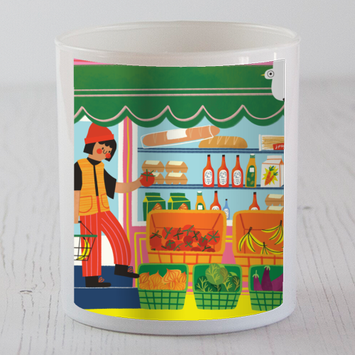 Greengrocers - scented candle by AbiGoLucky
