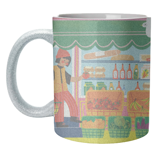Greengrocers - unique mug by AbiGoLucky
