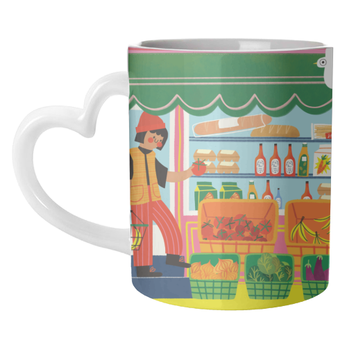 Greengrocers - unique mug by AbiGoLucky