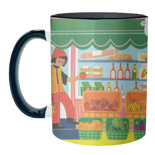 Greengrocers - unique mug by AbiGoLucky