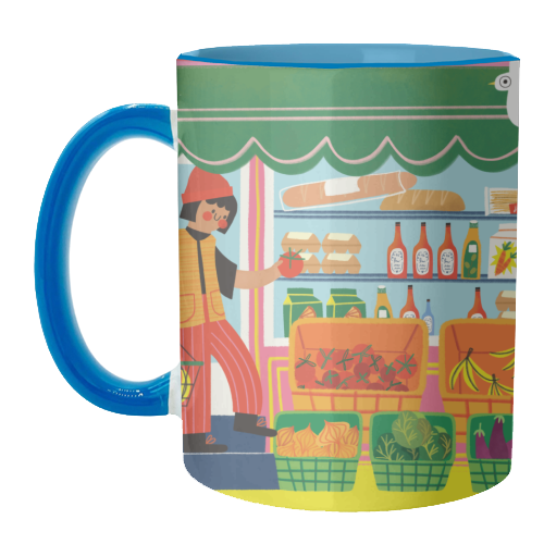 Greengrocers - unique mug by AbiGoLucky