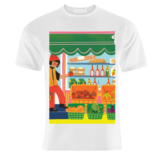 Greengrocers - unique t shirt by AbiGoLucky