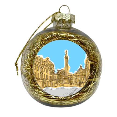 Grey's Monument, Castle Street, Newcastle Upon Tyne (UK) - xmas bauble by Adam Regester