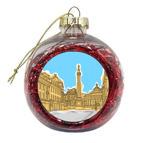 Grey's Monument, Castle Street, Newcastle Upon Tyne (UK) - xmas bauble by Adam Regester