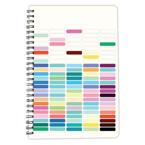 Gridlock - personalised A4, A5, A6 notebook by Brita Ingebrigtsen