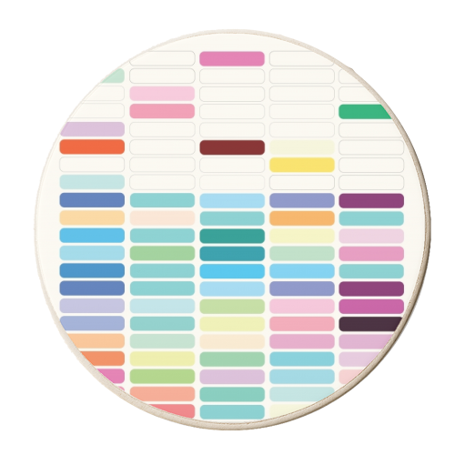 Gridlock - personalised beer coaster by Brita Ingebrigtsen