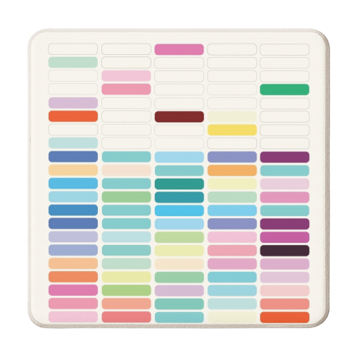 Gridlock - personalised beer coaster by Brita Ingebrigtsen