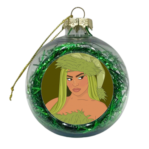 Grinch - xmas bauble by Kitty & Rex Designs