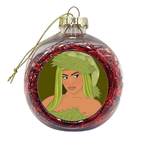 Grinch - xmas bauble by Kitty & Rex Designs