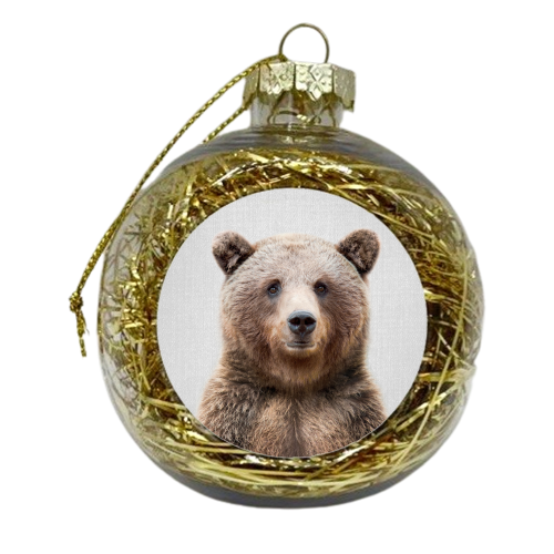 Grizzly Bear - xmas bauble by Gal Design