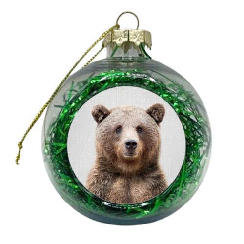 Grizzly Bear - xmas bauble by Gal Design