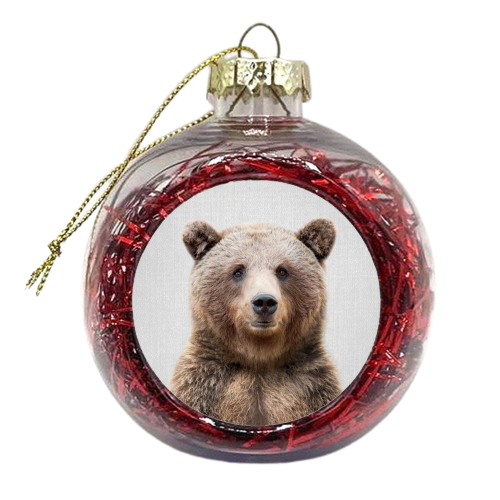 Grizzly Bear - xmas bauble by Gal Design