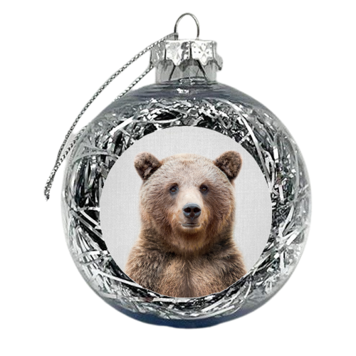 Grizzly Bear - xmas bauble by Gal Design
