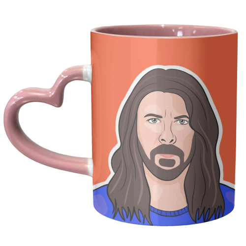 Groovy Grohl - unique mug by Eloise