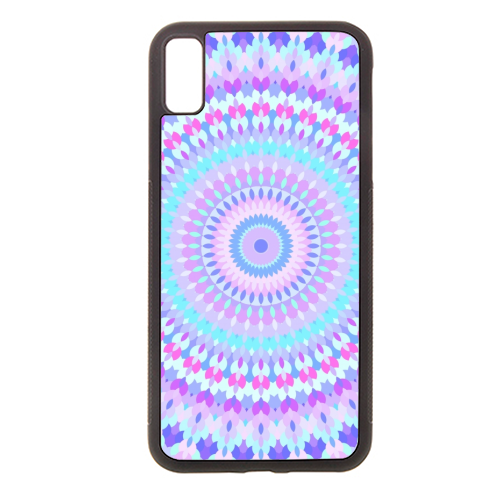 Groovy Kaleidoscope - Blue - stylish phone case by Kaleiope Studio