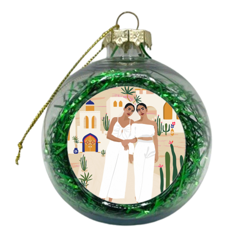 Grow Together Kinda Love - xmas bauble by Uma Prabhakar Gokhale
