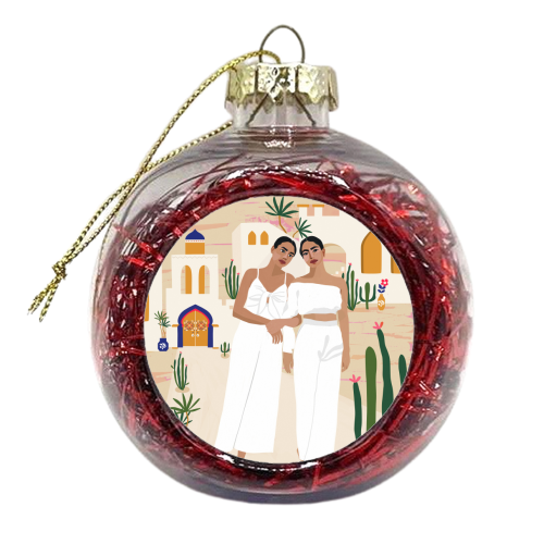 Grow Together Kinda Love - xmas bauble by Uma Prabhakar Gokhale