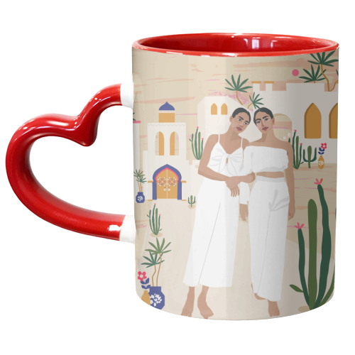 Grow Together Kinda Love - unique mug by Uma Prabhakar Gokhale