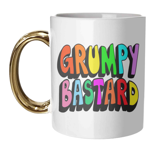 Grumpy Bastard - unique mug by PixieDrew