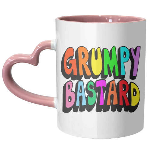 Grumpy Bastard - unique mug by PixieDrew