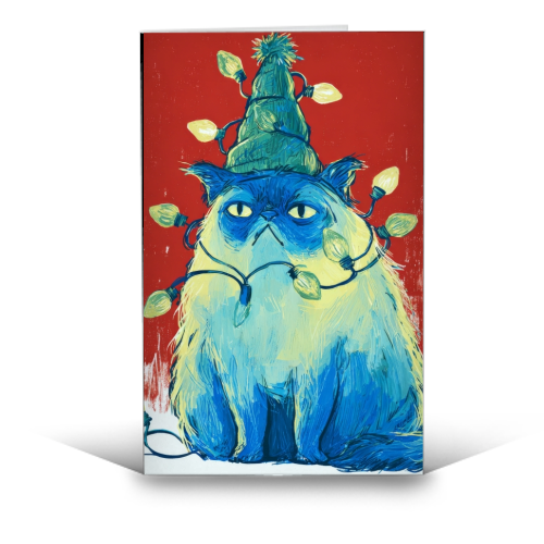 Grumpy Cristmas - funny greeting card by DejaReve