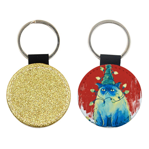 Grumpy Cristmas - keyring by DejaReve