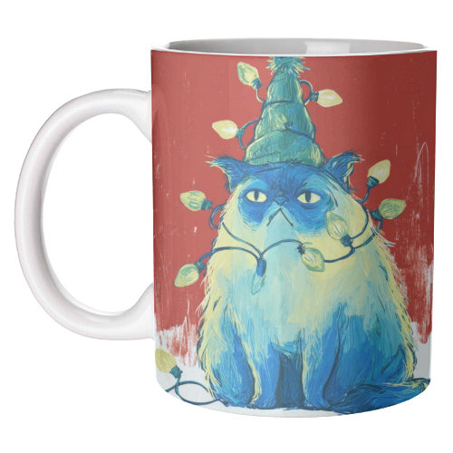 Grumpy Cristmas - unique mug by DejaReve