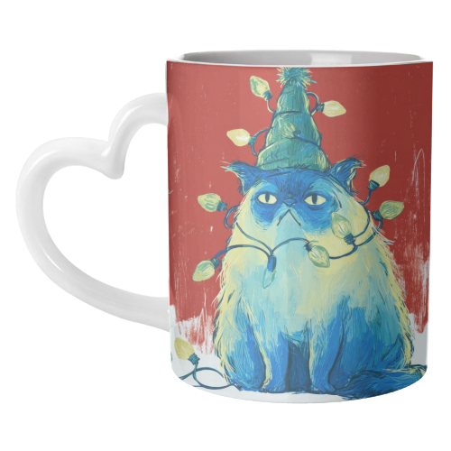 Grumpy Cristmas - unique mug by DejaReve