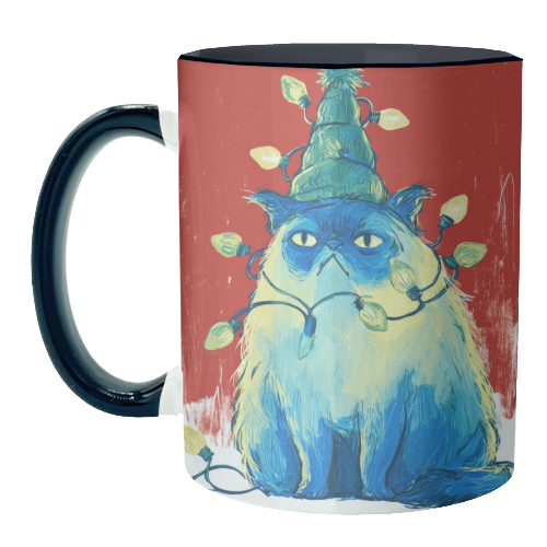 Grumpy Cristmas - unique mug by DejaReve