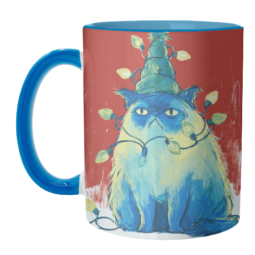 Grumpy Cristmas - unique mug by DejaReve