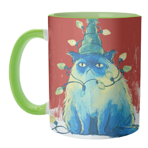 Grumpy Cristmas - unique mug by DejaReve