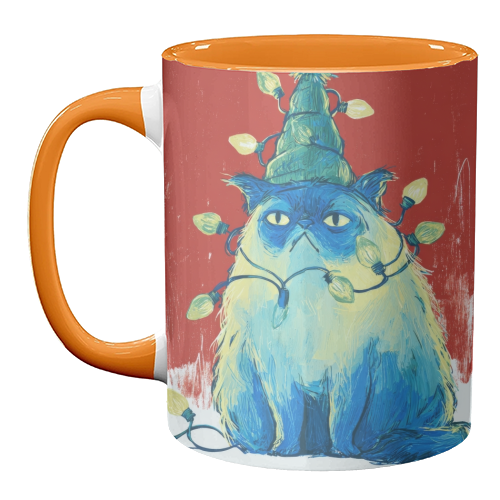 Grumpy Cristmas - unique mug by DejaReve