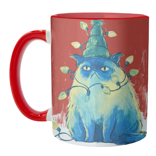 Grumpy Cristmas - unique mug by DejaReve