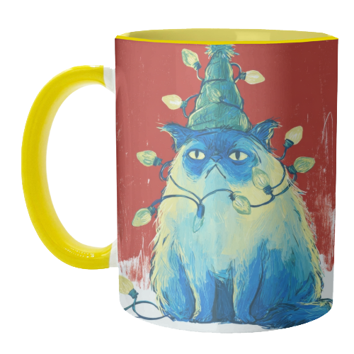Grumpy Cristmas - unique mug by DejaReve