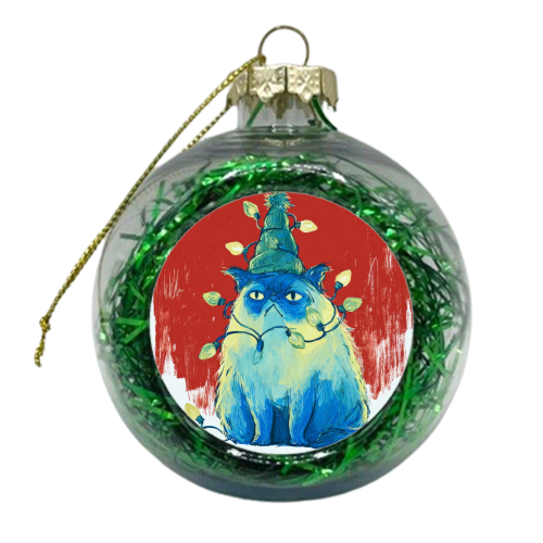 Grumpy Cristmas - xmas bauble by DejaReve