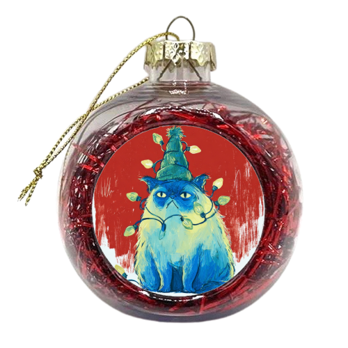 Grumpy Cristmas - xmas bauble by DejaReve