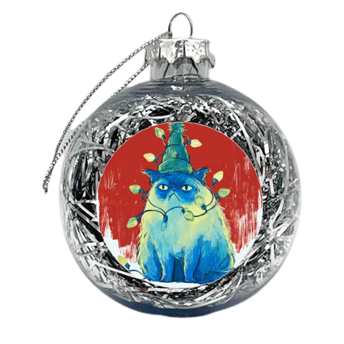 Grumpy Cristmas - xmas bauble by DejaReve