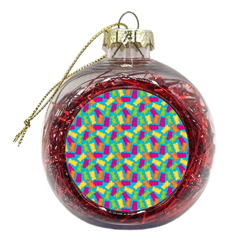 Gummy Bears - xmas bauble by Vicky Day