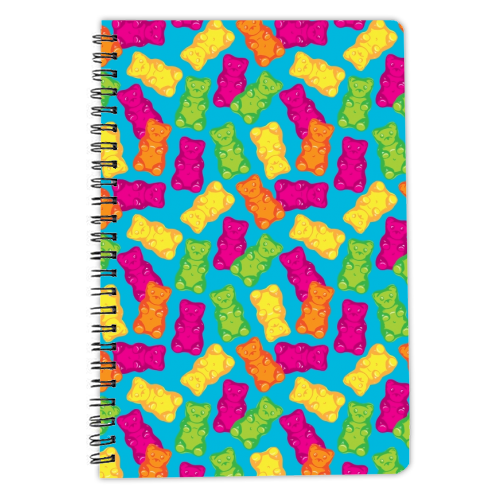 Gummy Bears - personalised A4, A5, A6 notebook by Vicky Day