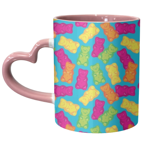 Gummy Bears - unique mug by Vicky Day