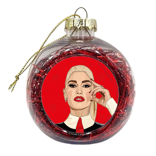 Gwen Stefani Collection - xmas bauble by Catherine Critchley.