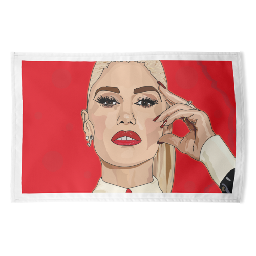 Gwen Stefani Collection - funny tea towel by Catherine Critchley.