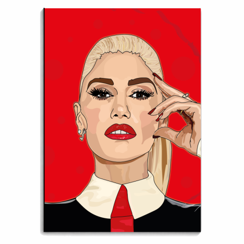 Gwen Stefani Collection - personalised A4, A5, A6 notebook by Catherine Critchley.