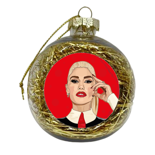 Gwen Stefani Collection - xmas bauble by Catherine Critchley.